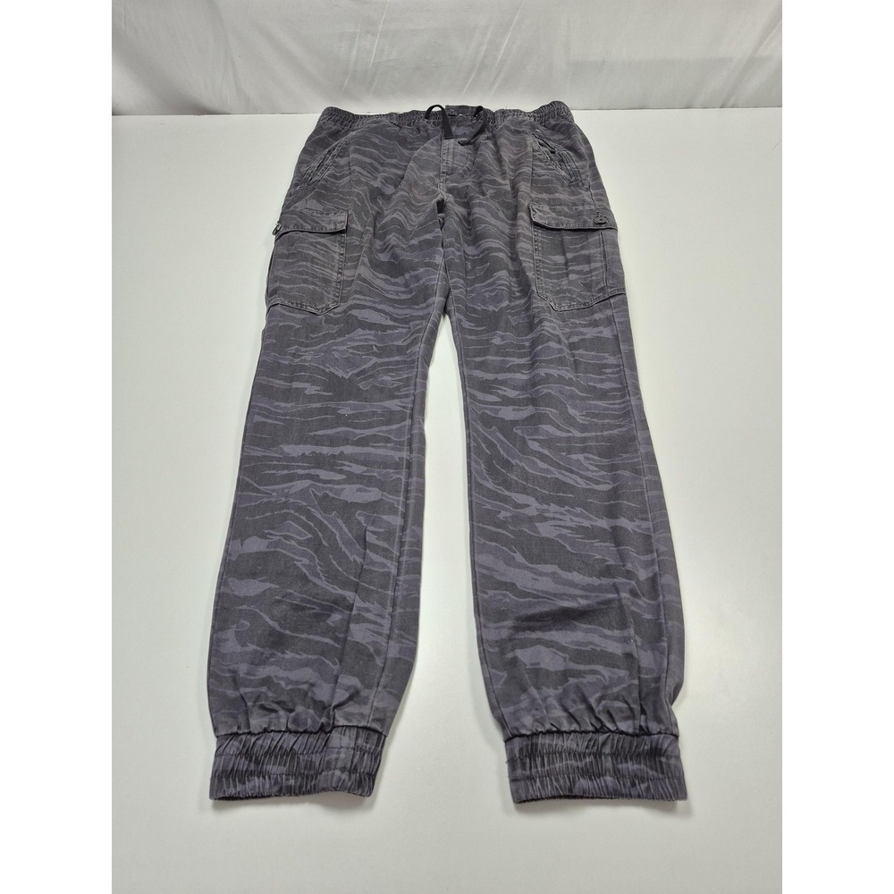 LRG Pants Mens 38x34 Gray Camo Army Cargo Jogger Lifted Research Special Ops